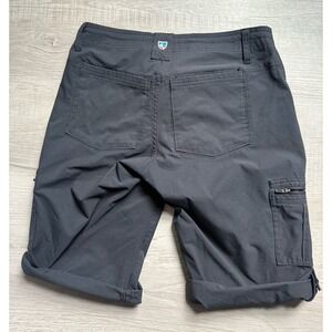 Kuhl Horizn Womens 0 Performance Cargo Roll Up Shorts Ripstop Outdoor‎ Hiking